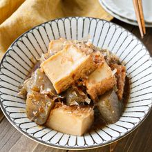 【厚揚げとこんにゃくのさっと煮】作り置きにもおすすめ