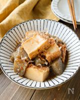 【厚揚げとこんにゃくのさっと煮】作り置きにもおすすめ
