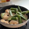 【鶏むねオクラのさっぱり炒め】食材2つでご飯がすすむ🍚✨の工程4