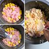 さつまいもとベーコンのバター醤油ごはん│やみつき秋ごはんの工程3