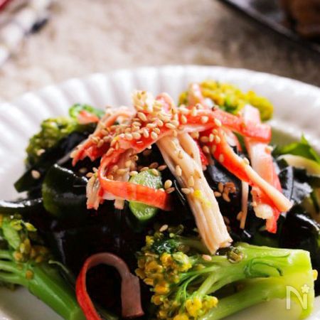 野菜がもりもり食べられるっ ブロッコリーとわかめのサラダ By Maron 青木ゆかり レシピサイト Nadia ナディア プロの料理家のおいしいレシピ