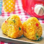 炊飯器で作っちゃおう！パエリアおむすび