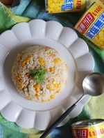 簡単！コーンと豚肉の炊き込みご飯