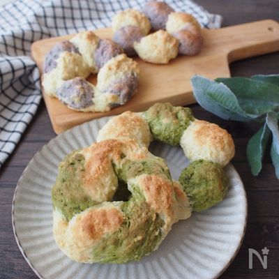 【型不使用！】豆腐と野菜の焼きドーナツ
