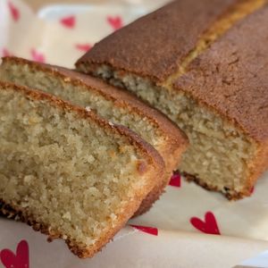 まゆのの作ってみた!投稿(究極のしっとり感🎶甘酒入りのプレーンパウンドケーキ)