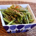 唯一無二の食感！芋づるの金平