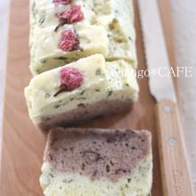 【ライスミルク×米粉】桜と小豆あんの二層パウンドケーキ