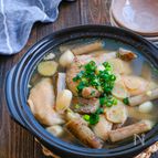 風邪予防に♪手羽先とごぼうのスタミナ薬膳鍋
