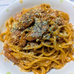 はるねこの作ってみた!投稿(【普通より、ちょっとおいしいナポリタン】大満足のコクとうま味)