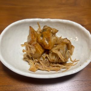 こむぎの作ってみた!投稿(【蓮根と舞茸の柚子胡椒ポン酢炒め】めっちゃ美味しいおつまみ!)