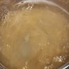 アスパラガスのレモンクリームパスタの工程2