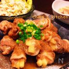 お肉柔らか〜♪我が家の生姜焼きのタレ♡長いも巻きver.