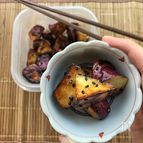 【作り置き】ほんのり塩味がたまらない♡少ない油de大学芋♡