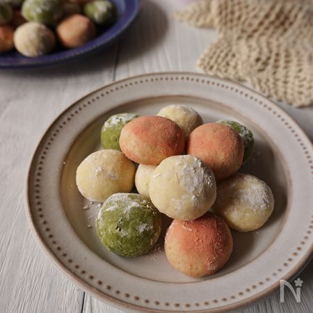 春色スノーボールクッキー By 楠みどり レシピサイト Nadia ナディア プロの料理家のおいしいレシピ