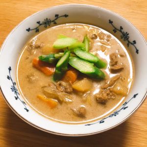 Nao★彡の作ってみた!投稿(リメイク！白だし豆乳カレーうどん)