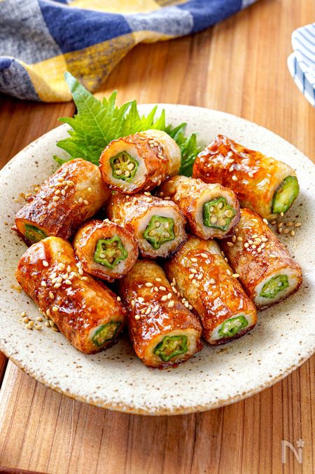 甘辛オクラちくわ