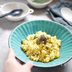 材料シンプル！美味しさ満点【めんたいマヨたまご焼き飯】