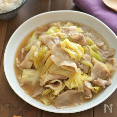 ワンパン煮るだけ楽チン♪豚バラきゃべつのとろ旨煮