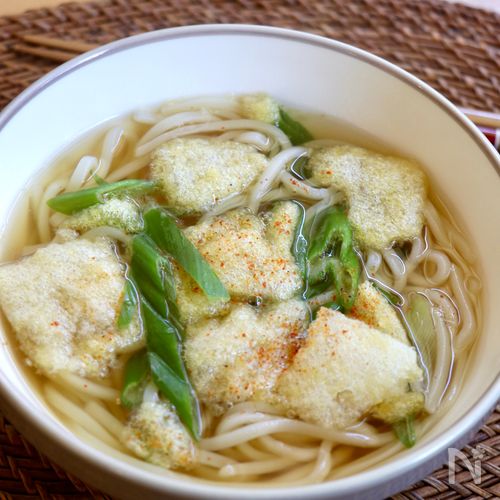 【材料3つ】何度も食べたい葱と松山あげのうどん