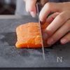 【ふわふわサーモンムース】10分でできる絶品おつまみの工程1