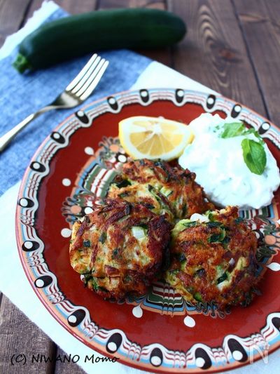 ギリシャヨーグルトズッキーニのパンのレシピ