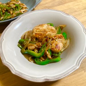 ゆかりの作ってみた!投稿(ガツンと旨い◎豚こまピーマンの味噌にんにく炒め)