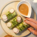 食卓が一気に華やぐおつまみ‼︎『きゅうりの生春巻き』