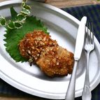 揚げないので簡単♪変わり衣の豚こまトンカツ