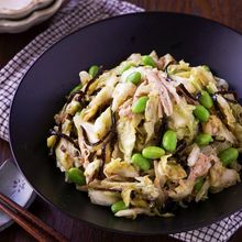 あと一品！リクエストが来る♪キャベツとごま昆布と枝豆のサラダ