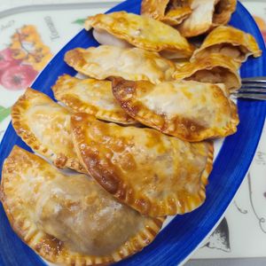 もんぶらん°・*:.。.☆の作ってみた!投稿(シナモン香る＊餃子の皮で簡単アップルパイ)