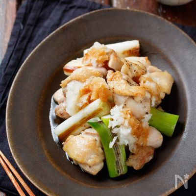 鶏のカリカリ焼き♡おろしポン酢【#簡単#節約#時短】