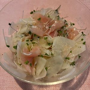 miiの作ってみた!投稿(和えるだけでデパ地下級！大根生ハムマリネ)