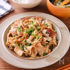【豚バラえのきのおかかバター】食感が最高！ご飯もお酒も進む◎