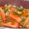 テフロンの使い✋🤟🙌👉の作ってみた!投稿(今年の夏のトマトサラダ😘🍅スパイシー和風よだれトマト✨)
