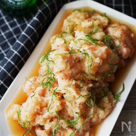 お酒もご飯もすすむ 甘辛チキン竜田のおろしぽん酢浸し By 奥山 まり レシピサイト Nadia ナディア プロの料理家のおいしいレシピ