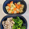 子ども喜ぶ【ぎゅうぎゅう焼きカレーフォンデュ風】の下準備