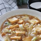ほっこり身体も温まる♡絹揚げと白菜のとろみ生姜味噌あん