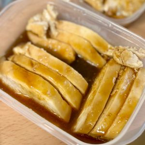 りりの作ってみた!投稿(【レンジで5分！むね肉の照り焼きチキン】簡単レシピ♡)