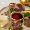 見応え食べ応え抜群のおつまみ‼︎『カツオの生春巻』