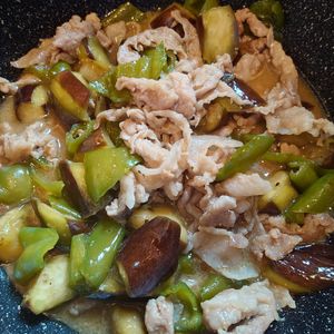 Yukkの作ってみた!投稿(なすとピーマンの甘味噌そぼろ炒め【#作り置き#お弁当】)