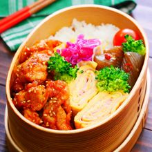 ヤンニョムポーク♪ごはんがすすむ【時短弁当】