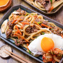 【甘辛焼肉プルコギうどん】コストコのプルコギで簡単アレンジ♩