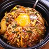 行列のできる焼肉屋さんの🥩石焼き風おこげビビンバ🤩🍚