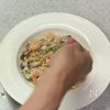 海老ときのこの柚子こしょうクリームパスタ♪の工程8