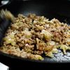 「本当にナス?」なすで作るボロネーゼ風パスタの工程5