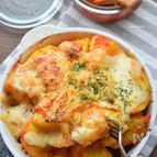 韓国風♡明太うまダレdeチーズポテト焼き♡