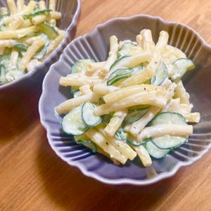 ゆかりの作ってみた!投稿(隠し味あり！コク旨マカロニサラダ)