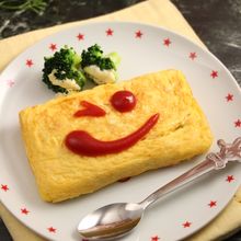 子供ごはん！たたみオムレツ銀鮭マヨチーズ