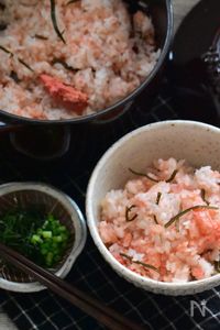 迷ったらこれ！ほんのり洋風明太昆布ご飯。【STAUB】