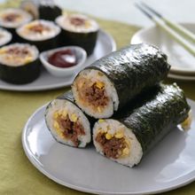 焼肉もやしラップ巻き